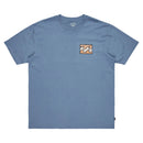 Billabong Men's Crayon Wave Short Sleeved Tee - Carolina Blue