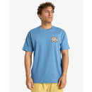 Billabong Crayon Wave Short Sleeved Tee - Carolina Blue  