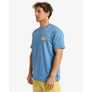 Billabong Crayon Wave Short Sleeved Tee - Carolina Blue  