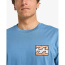 Billabong Crayon Wave Short Sleeved Tee - Carolina Blue  