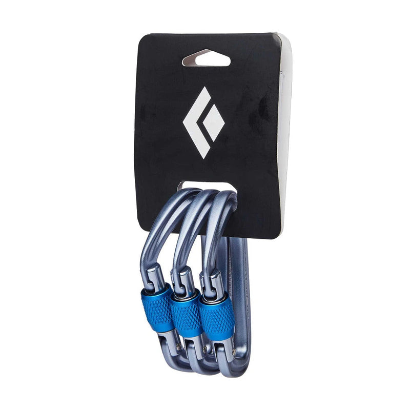 HotForge Screwgate Carabiner 3-Pack in grey

