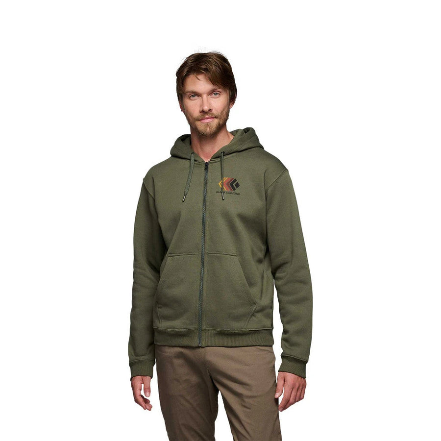 Black Diamond Men's Faded Full Zip Hoody  