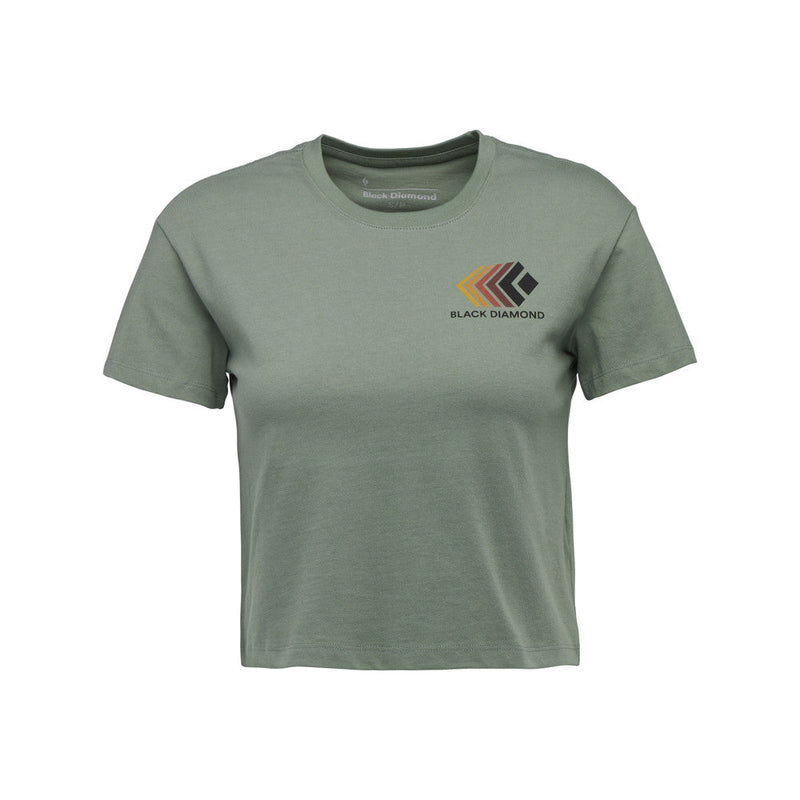 Black Diamond Women's Faded Crop Tee  