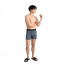 SAXX Quest Boxer Brief 2 Pack - Sunrise Stripe/Black II- Great Outdoors Ireland