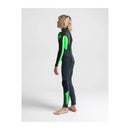 C-Skins Element 3:2 Junior Steamer - Graphite/Flo Green/Black- Great Outdoors Ireland