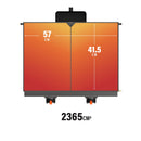 Blackstone 22" Omnivore Stainless Front Panel Tabletop Griddle with Hood  