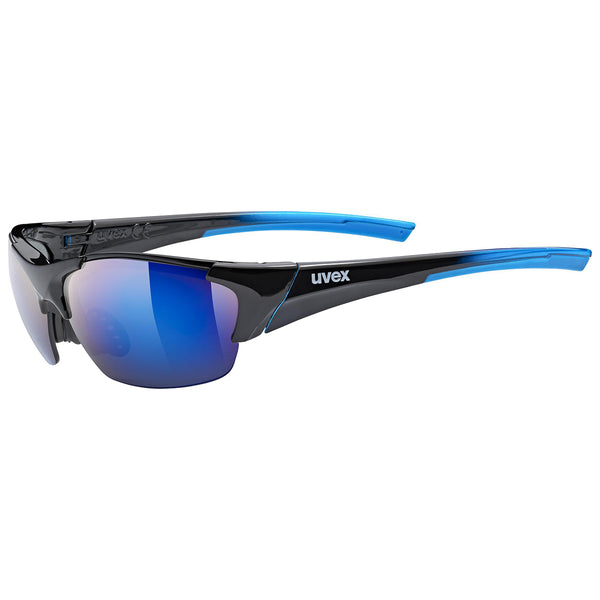 Uvex Blaze III Sunglasses - Black/Blue Great Outdoors Ireland