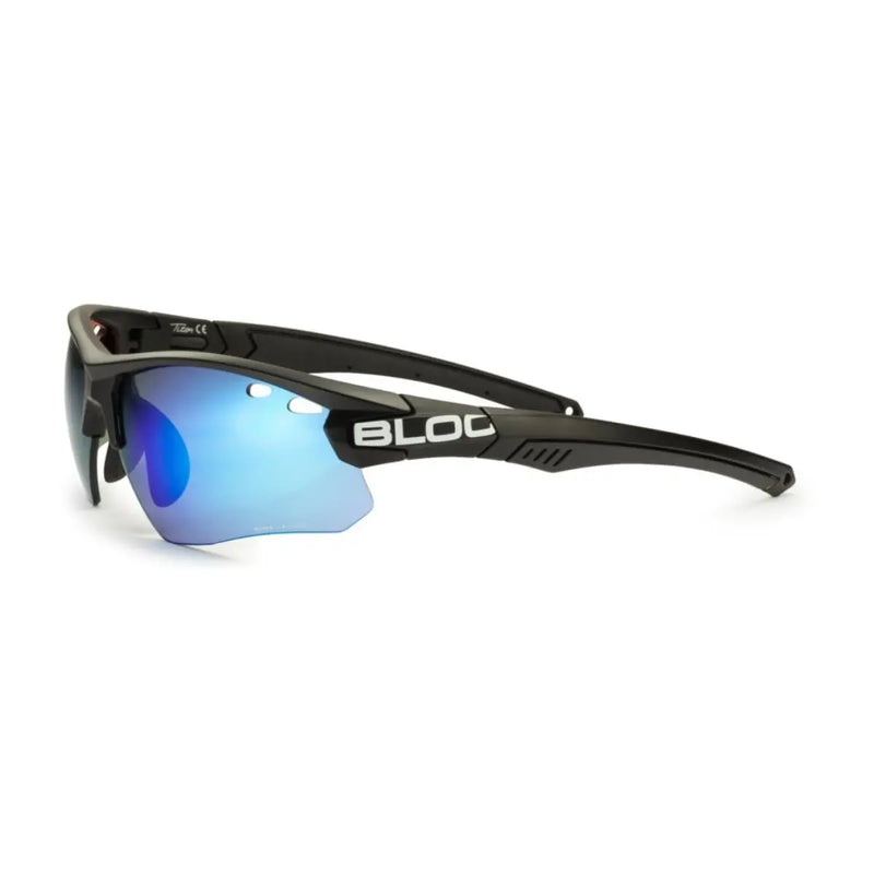 Titan - Black/Blue Mirror Sunglasses