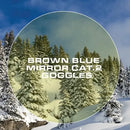 Bloc Mask Category 2 - Matt Black/Blue Mirror- Great Outdoors Ireland