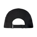 Buff 5 Panel Go Cap Solid Black  