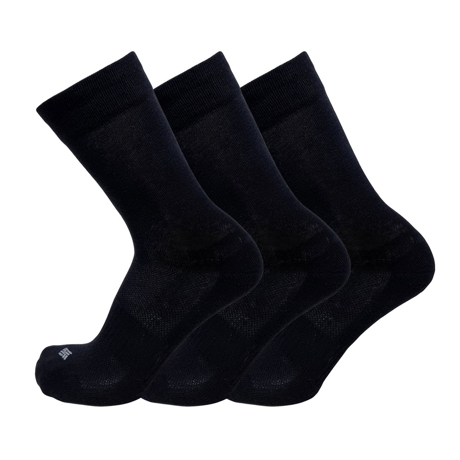 Unisex Explorer Lightweight Cushioned Crew Sock Triple Pack