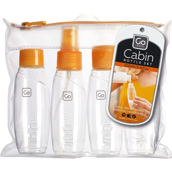Go Travel Cabin Bottles Set (Orange)- Great Outdoors Ireland