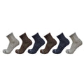 Men’s Quarter Crew Athletic Socks 6 Pair Pack