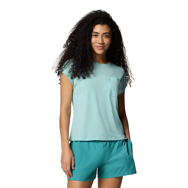 Columbia Women's Boundless Trek™ Short Sleeve Tee - Spray Great Outdoors Ireland