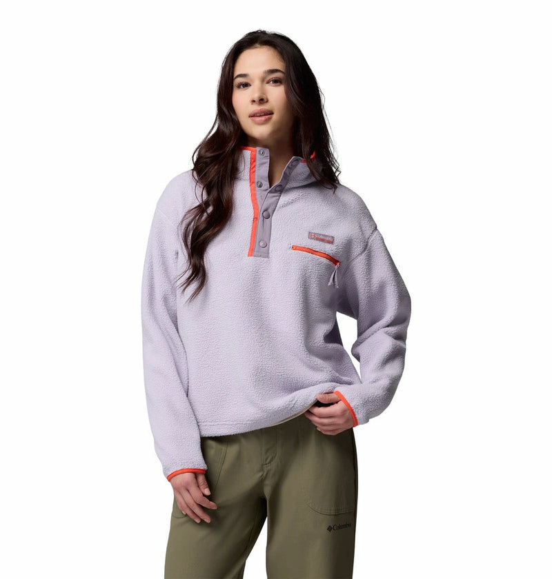 Columbia Women's Helvetia™ II Cropped Sherpa Half Snap Fleece  