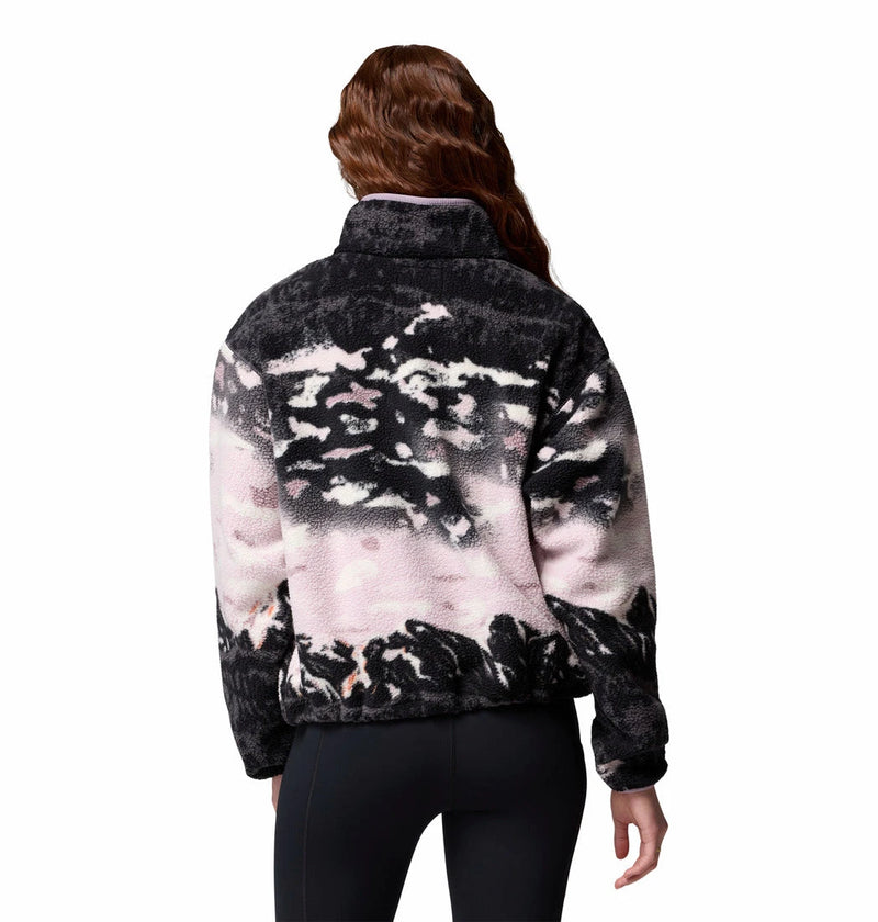 Columbia Women's Helvetia™ II Cropped Sherpa Half Snap Printed Fleece  