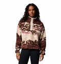 Columbia Women's Helvetia™ II Cropped Sherpa Half Snap Printed Fleece  