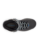 Columbia Women's Newton Ridge Plus Waterproof Hiking Boot top view, Quarry