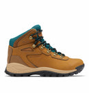 Columbia Women's Newton Ridge Plus Waterproof Hiking Boot side profile, Elk/River Blue