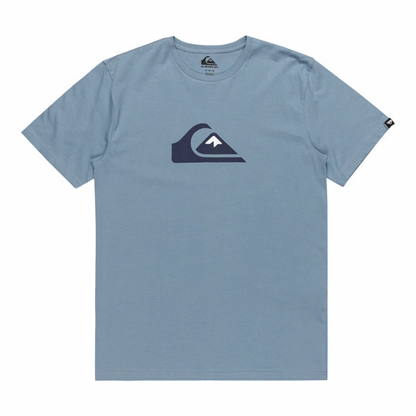 Quiksilver Comp Logo T-Shirt - Blue Shadow  Great Outdoors Ireland