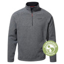 Stay warm with the Men’s Corey VI Half Zip Fleece in Black Pepper. Lightweight, insulating, and eco-friendly. Perfect for year-round use.