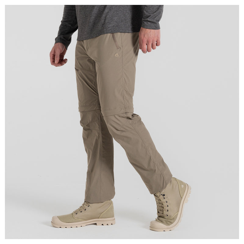 Nosilife Pro Convertible Trousers - Pebble Short Leg