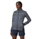 Women's Crew Full Zipped Fleece Jacket - Navy