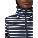 Women's Crew Full Zipped Fleece Jacket - Navy