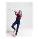 Element 3:2 Junior Steamer - Navy/Flo Red/Cyan