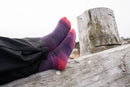 Darn Tough Hiker Micro Crew Midweight Hiking Sock - Plum  