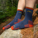 Darn Tough Hiker Micro Crew Midweight Hiking Sock - Denim Blue  