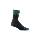Darn Tough Number 2 Micro Crew Midweight Hiking Sock - Grey  