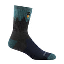 Darn Tough Number 2 Micro Crew Midweight Hiking Sock - Grey  