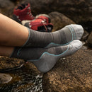 Darn Tough Light Hiker Micro Crew Hiking Sock - Slate  