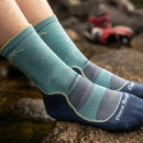 Darn Tough Light Hiker Micro Crew Hiking Sock - Aqua  