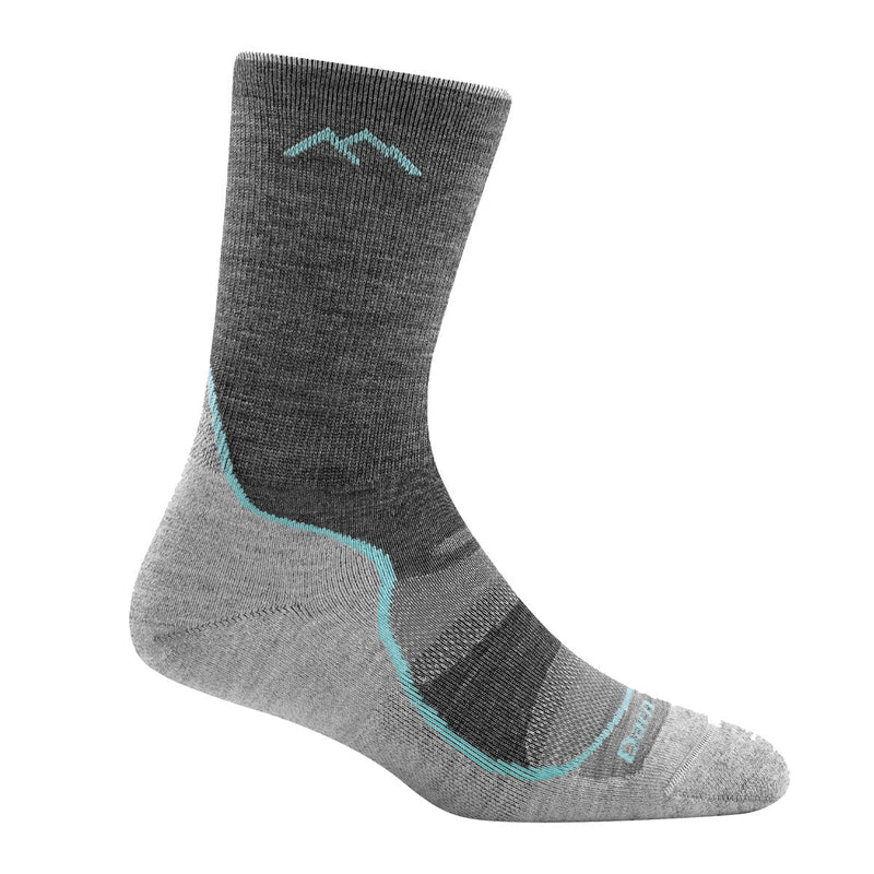 Darn Tough Light Hiker Micro Crew Hiking Sock - Slate  