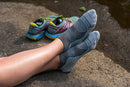 Darn Tough Light Hiker No-Show Lightweight Hiking Sock - Slate  