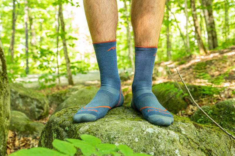 Light Hiker Micro Crew Hiking Sock - Denim
