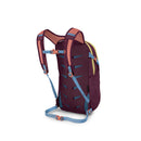 Osprey Daylite Backpack back view, Moody Burgundy