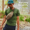 Osprey Daylite Sling Bag worn outdoors, lifestyle shot