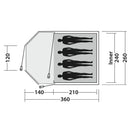 Easy Camp Blazar 400 - Steel Blue  