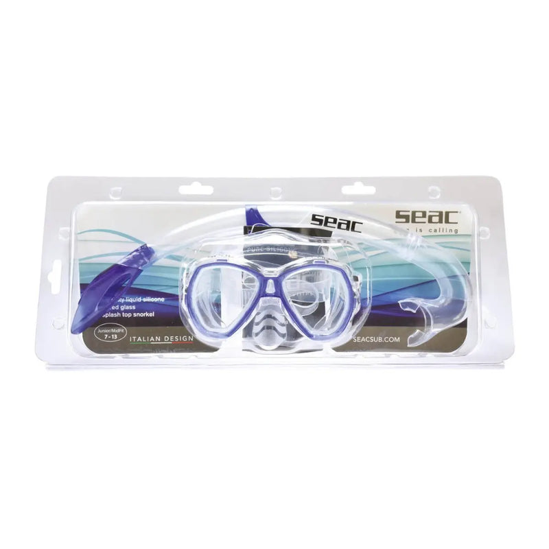 Elba Mask & Snorkel Set - Blue