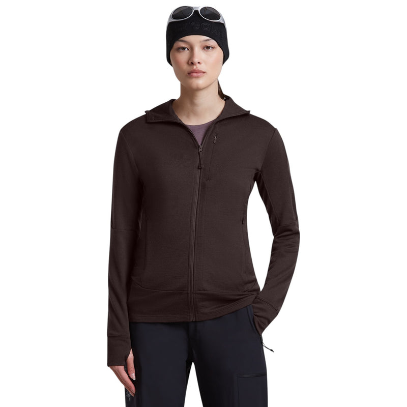Women Merino 260 Quantum Long Sleeve Zip Hoodie