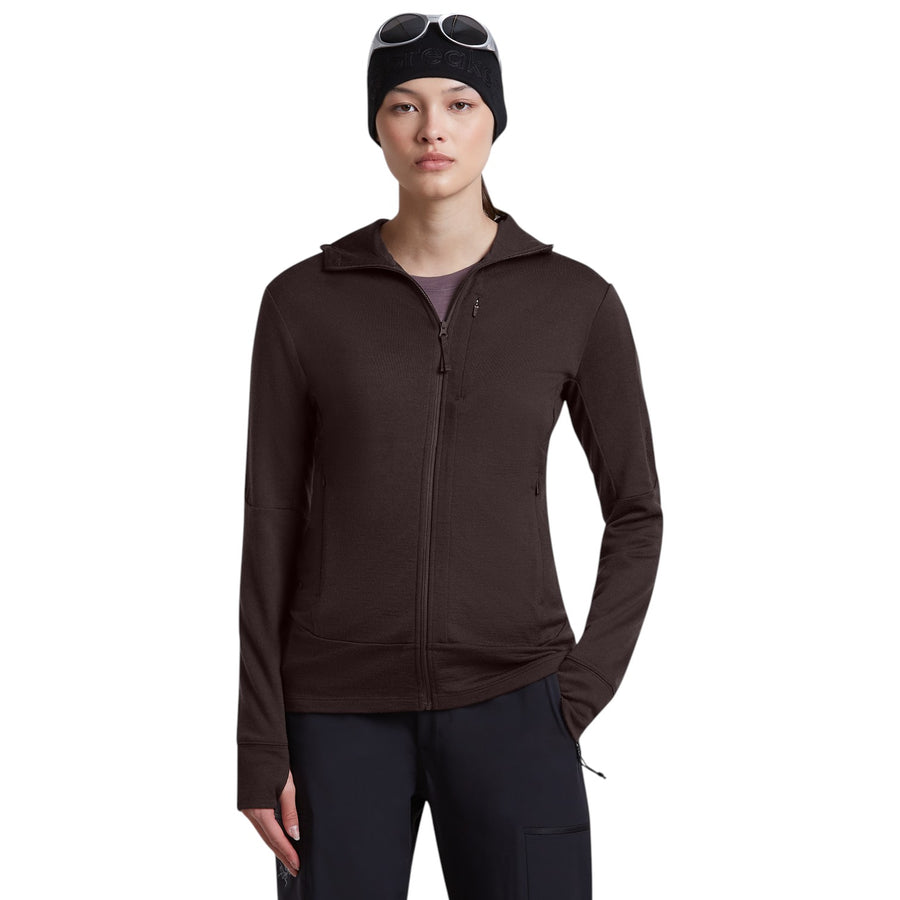 Women Merino 260 Quantum Long Sleeve Zip Hoodie