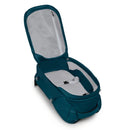 Osprey Fairview 40 Travel Pack main compartment open, Night Jungle Blue