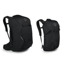 Osprey Fairview® 55 Travel Pack - Black - Front with Day Bag