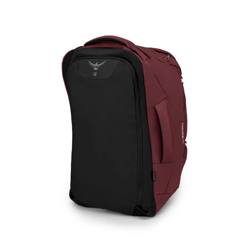 Osprey Fairview 55 Travel Pack - Zircon Red - Back