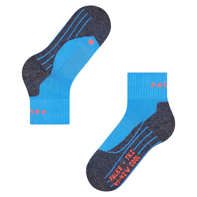 Falke TK2 Explore Cool Short Trekking Socks - Blue Note  