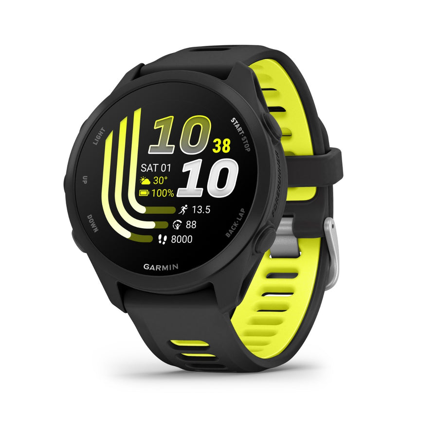 Forerunner 170 Music - Black/Amp Yellow
