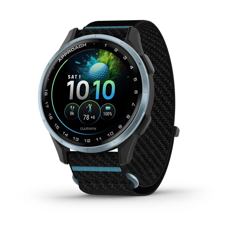 Approach J1 - Juniors Golf Watch Black/Azure 43mm
